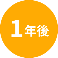 1年後